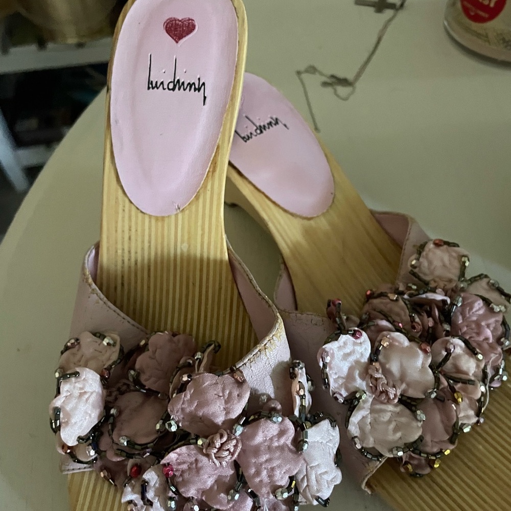 Pink Floral Women's Shoes